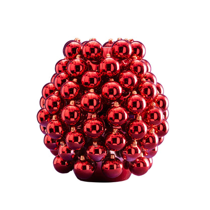 Christmas Ball Vase, Red