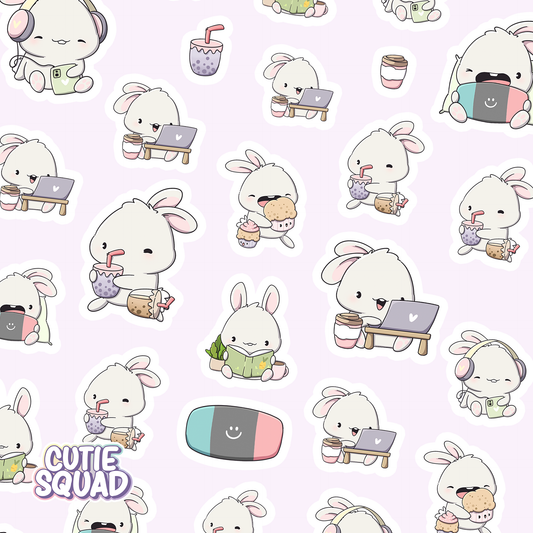 Cozy Bunny | Sticker Sheet