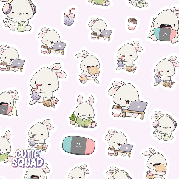 Cozy Bunny Sticker Sheets