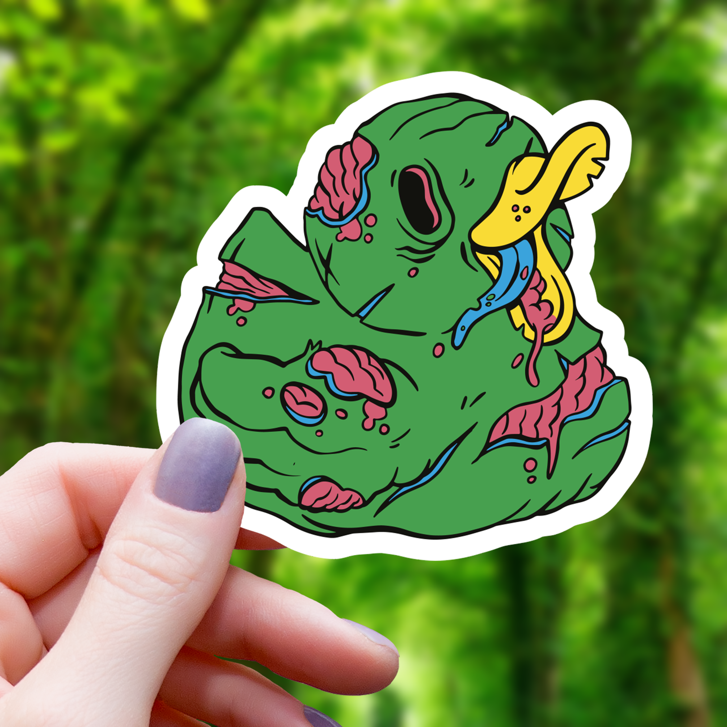 Zombie Duck Sticker