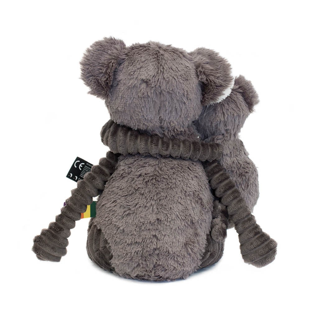 Peluche Trankilou le koala maman et son bébé gris – Les Ptipotos