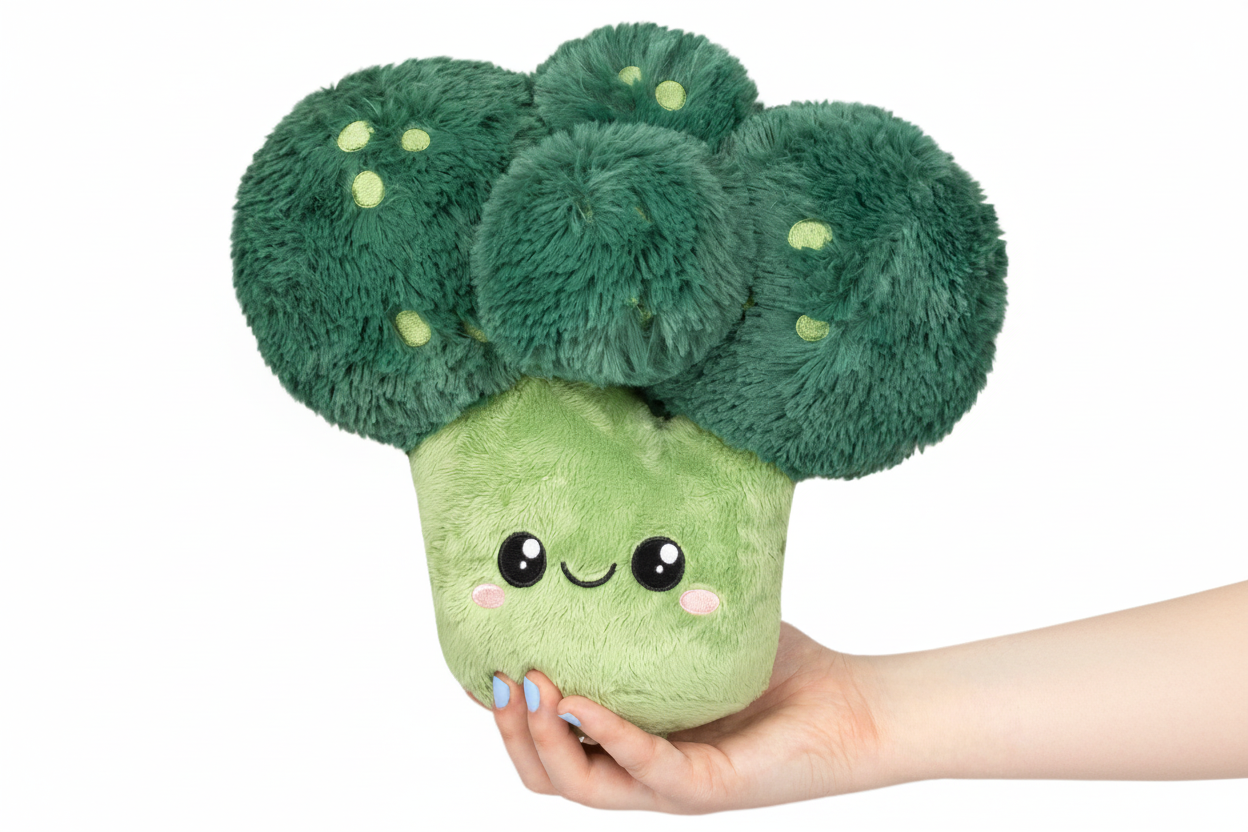 Mini Squishable Broccoli Plush