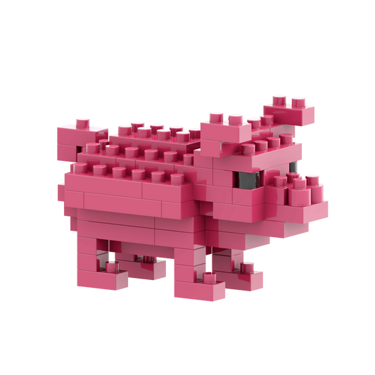 BRIXIES lucky pig postcard