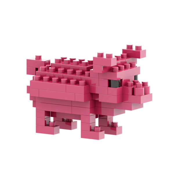 BRIXIES lucky pig postcard