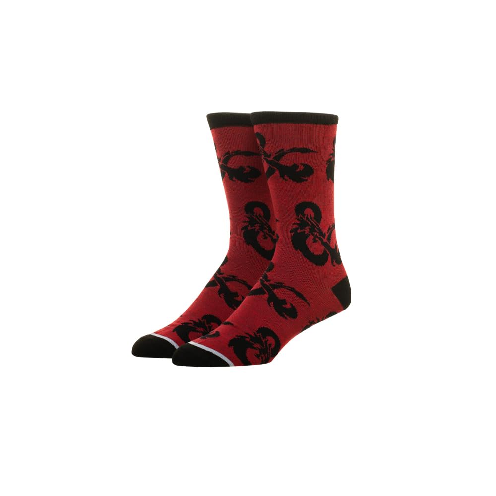 Chaussettes Dungeons & Dragons rouges pour homme