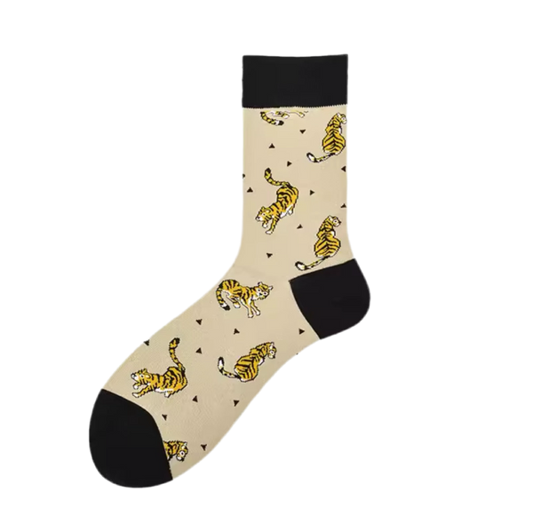 chaussettes tigres sauvages mrcol