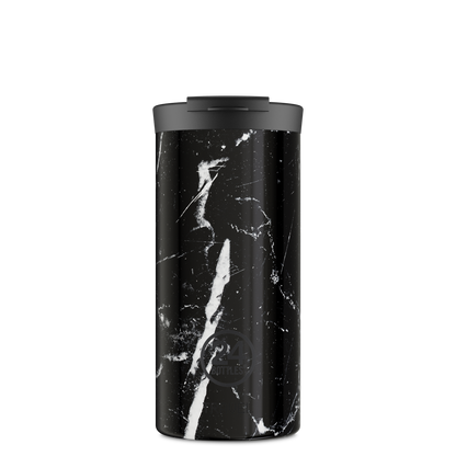 Travel Tumbler | Black Marble - 600 ml