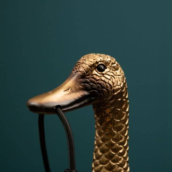 Duck Table Lamp “Son of a Duck” Gold