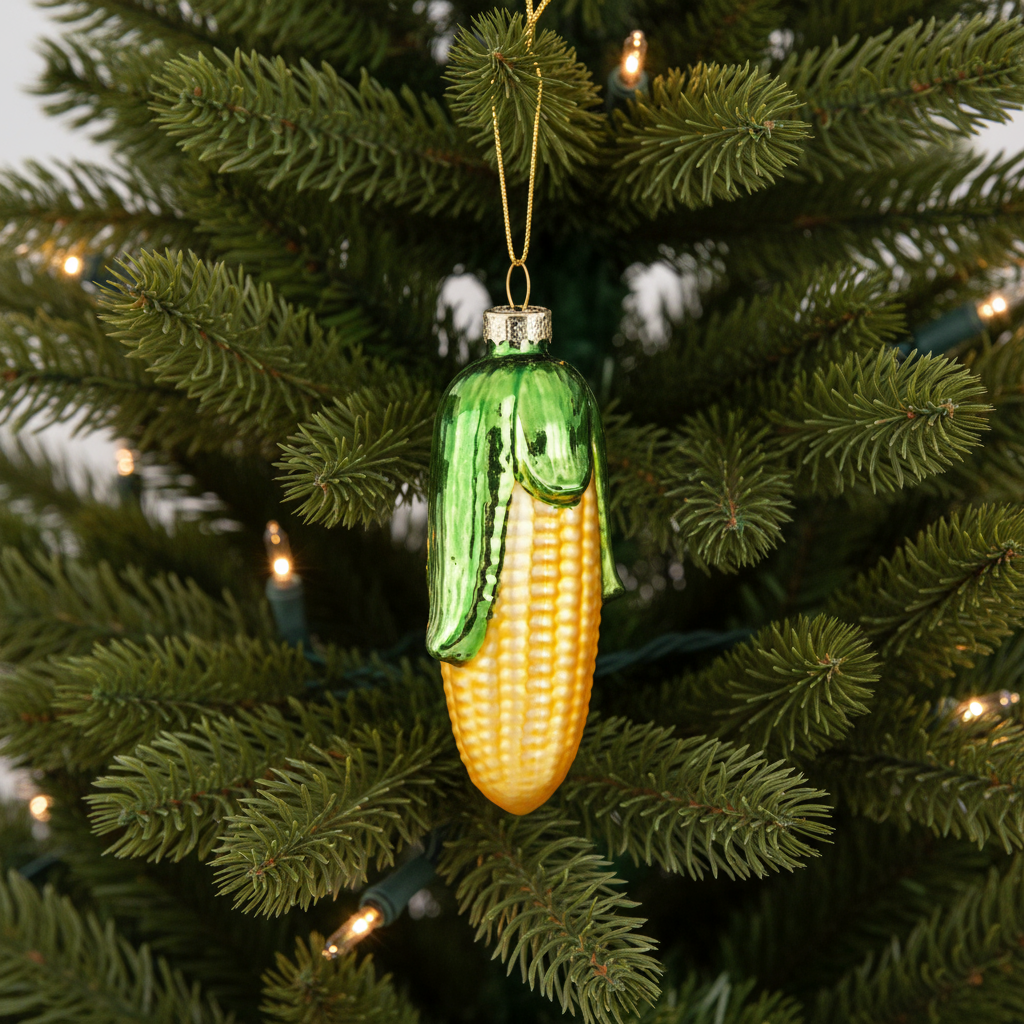 Pallina di Natale in pannocchia