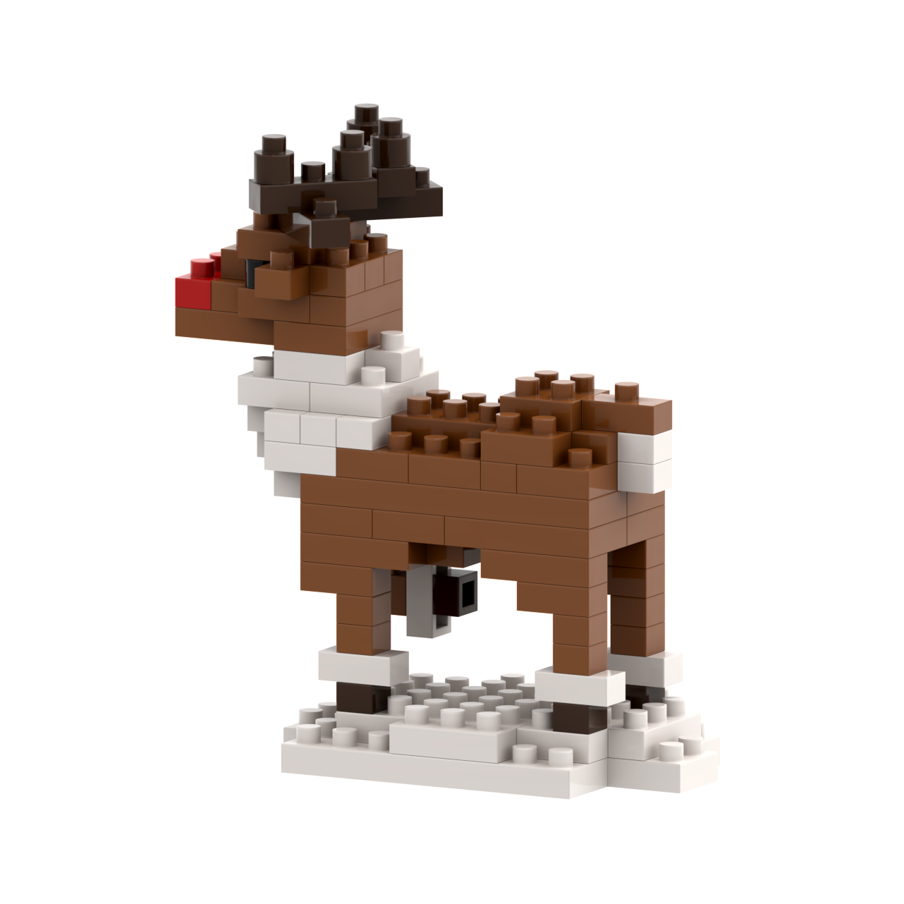 BRIXIES reindeer postcard
