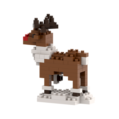 BRIXIES reindeer postcard