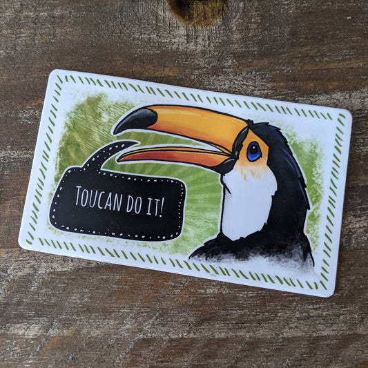Autocollant “Toucan Do It”