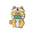 Pin’s Chien Shiba Infirmière