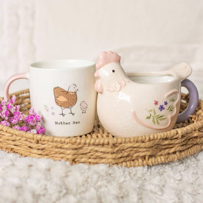Mug 3D Poule florale