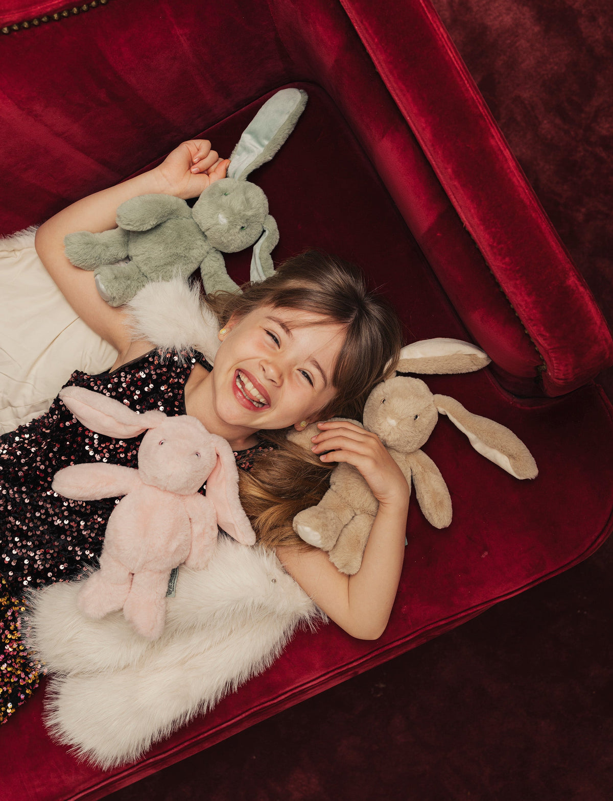 Peluche Lapin Blooming Bunny – Rosie – Vue 7