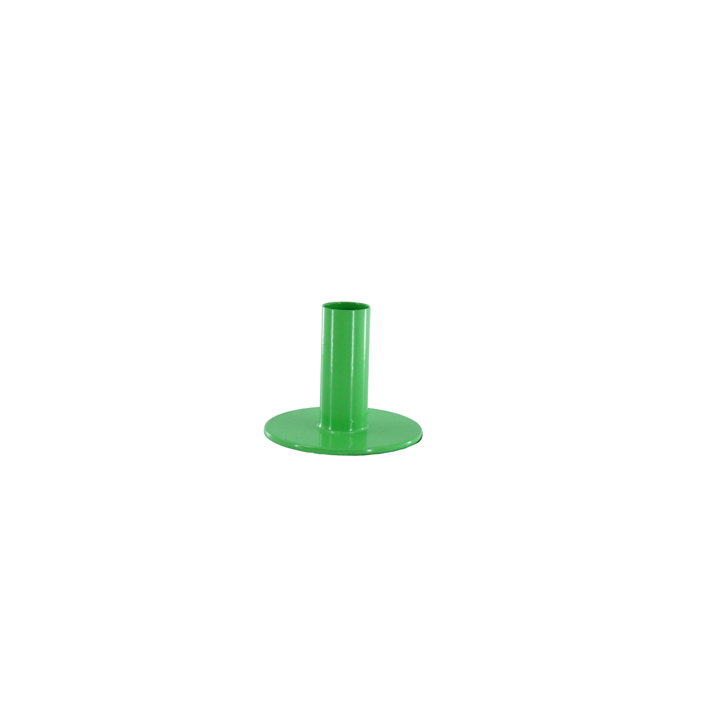Bougeoir - Basique - Métal - Vert - 8x8x6,5cm