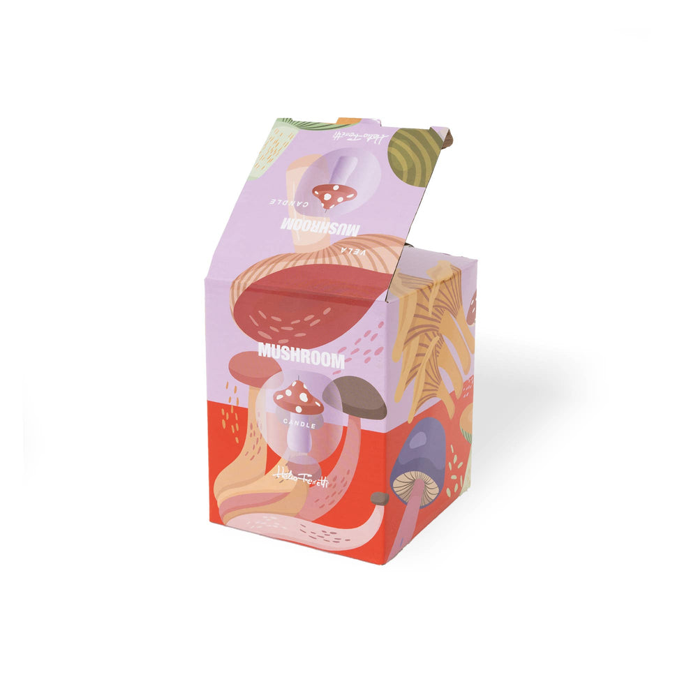 Grande Bougie Champignon Rouge