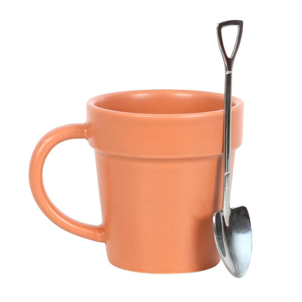 Mug Pot de fleurs avec petite cuillère pelle