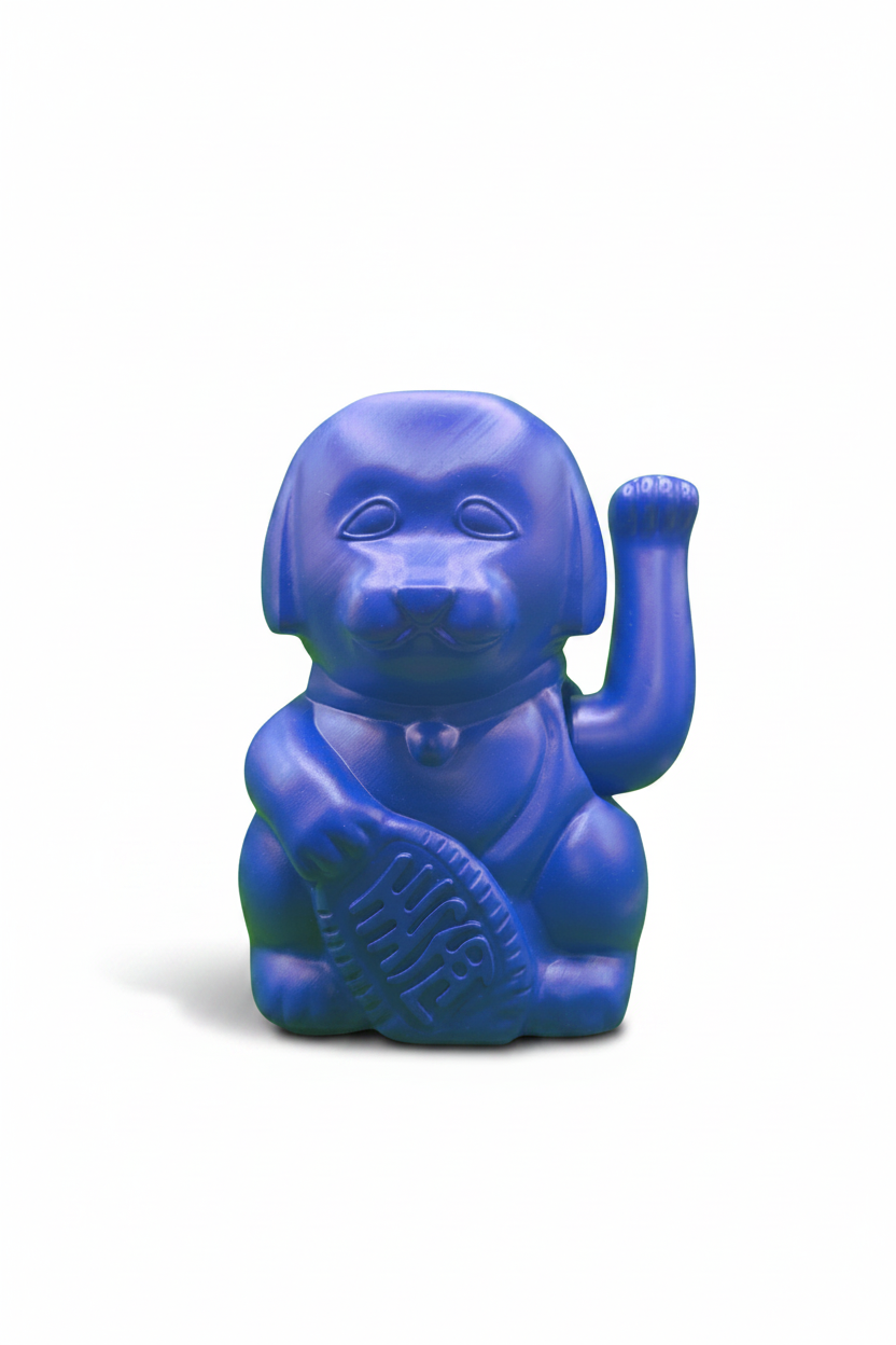 Chien Chanceux Bleu
