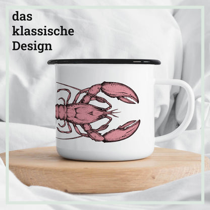 Enamel mug – Lobster
