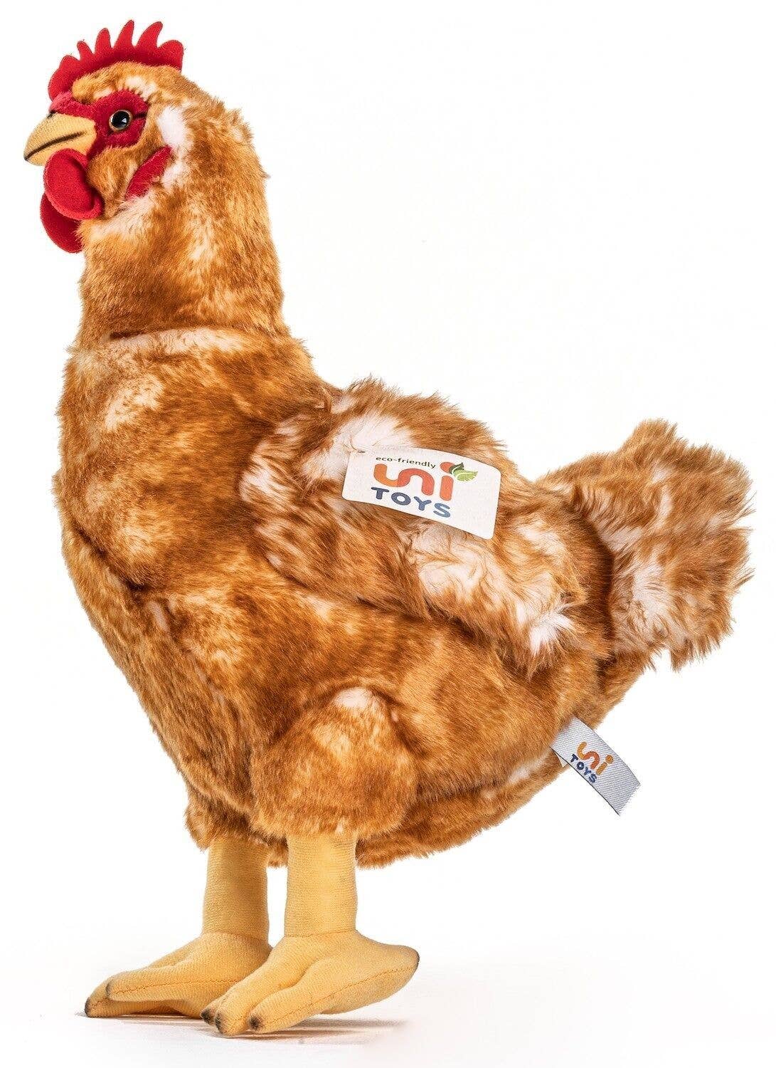 Brown Chicken Plush Toy