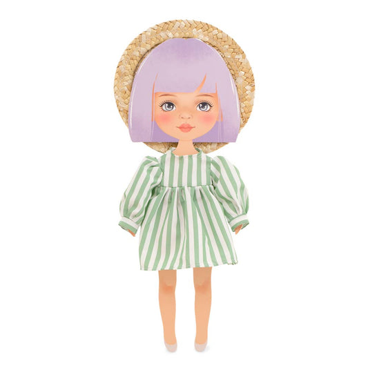 Clothing set: 28cm striped dress