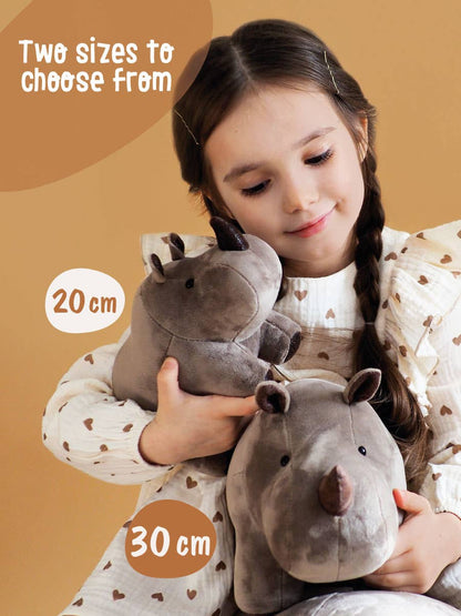 Orange Life Rhinoceros Plush Toy (20cm)