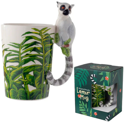 Lemur Mug with 3D Handle Katta Mug