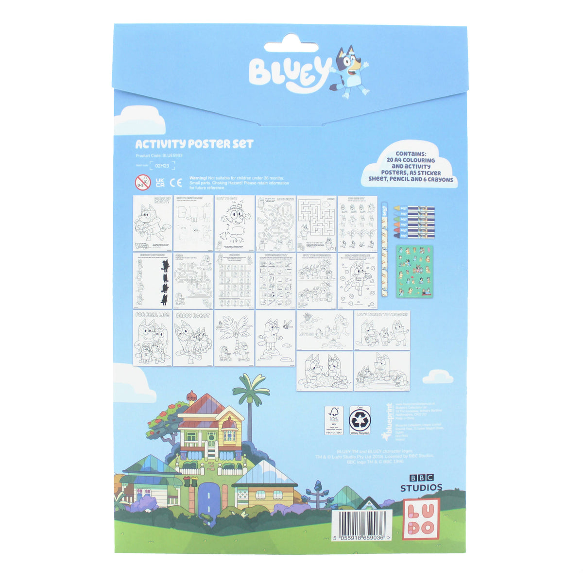 Bluey Activity Poster