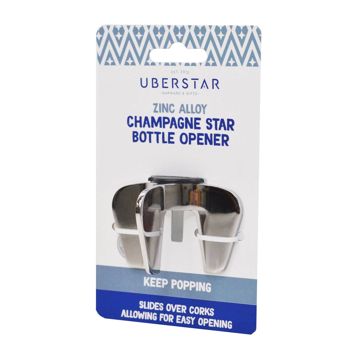Einfacher Champagner-Sternflaschenöffner