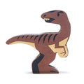 Statuetta di dinosauro in legno - Velociraptor