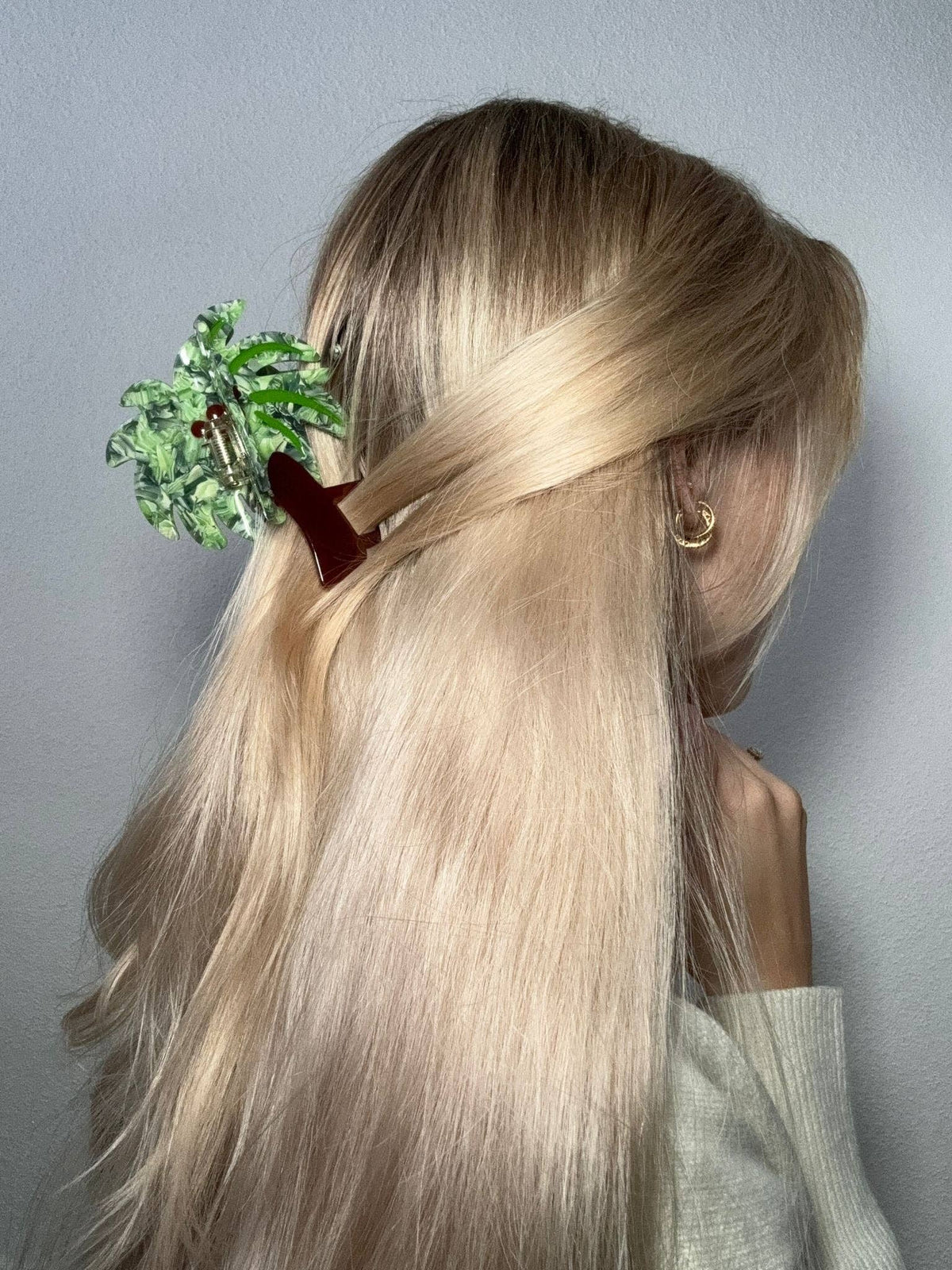 Palm Tree Hair Clip