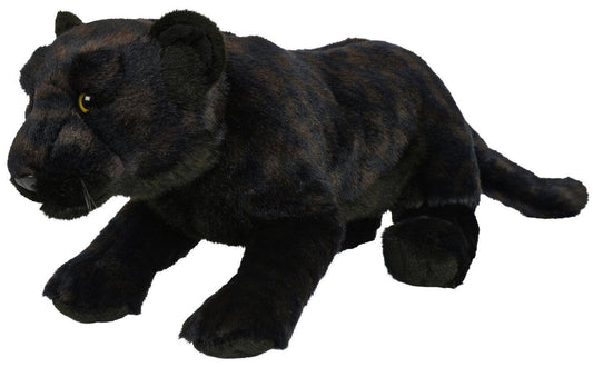 Peluche panthère noire couchée Uni Toys