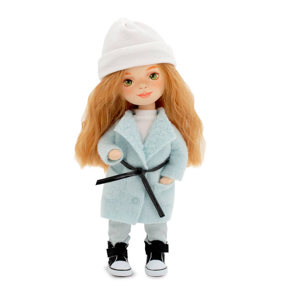 Sunny doll in mint coat - 32 cm