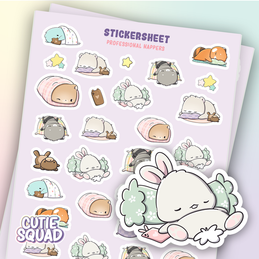 Professional Sleepers Sticker Sheets