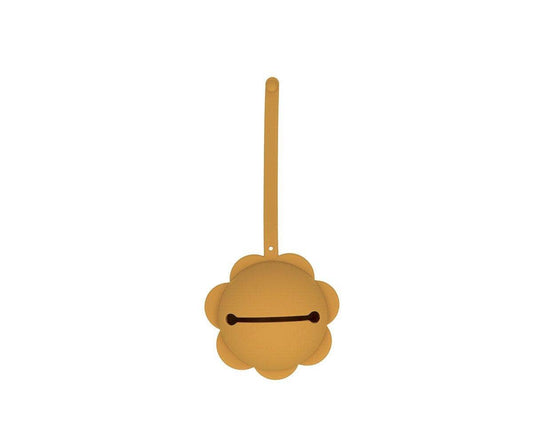 Silicone Flower Soother Holder Mustard