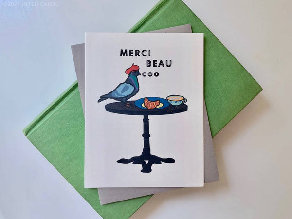 Thank you card “Thank you Beau Coo”