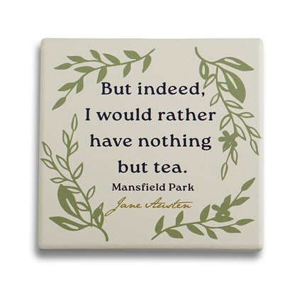 Sous-verre en céramique Jane Austen - Mansfield Park