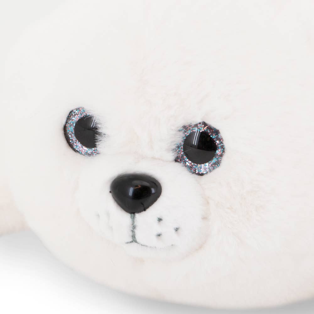 White seal plush toy, 30 cm