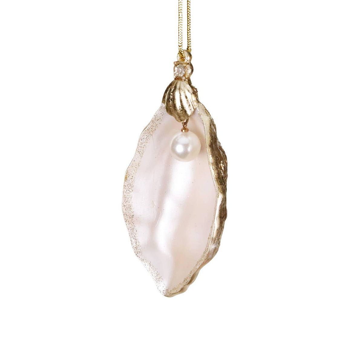 Boule de Noël Huître avec Perle