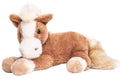 Peluche Cheval Marron Couché