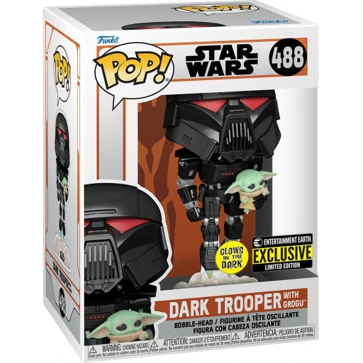 star wars pop n 488 dark trooper w grogu sp edit