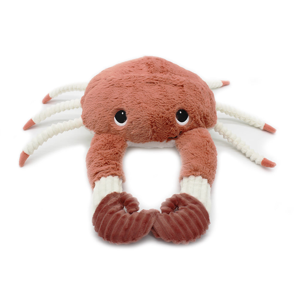 Peluche crabe Cassecou maman et son bébé terracotta – Les Ptipotos – vue 4