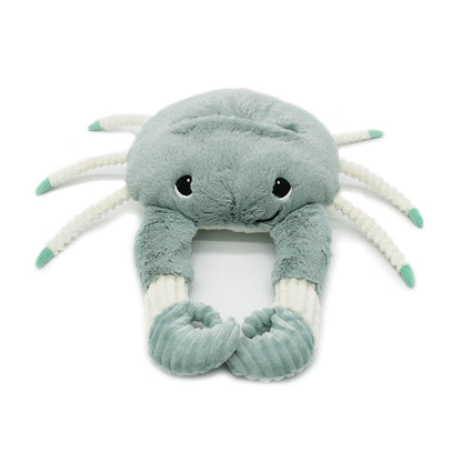 Peluche crabe Cassecou maman et son bébé menthe – Les Ptipotos – vue 7