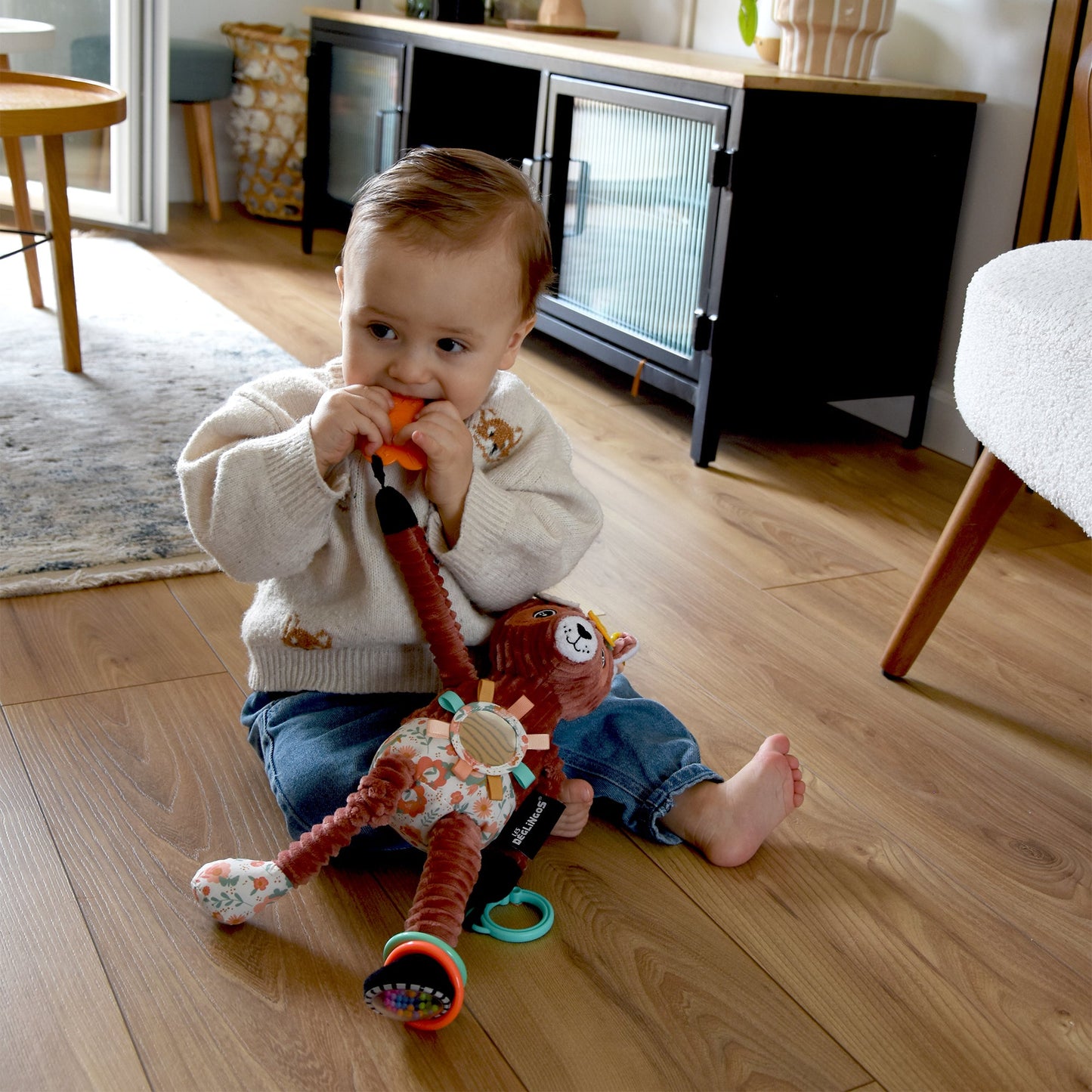 Peluche d'activités nomade Mélimélos la biche – vue 2