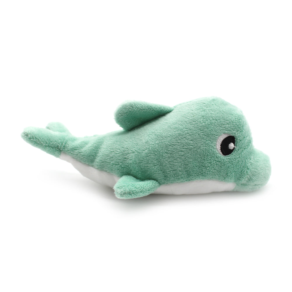 Peluche dauphin Tofou maman et son bébé vert menthe – Les Ptipotos – vue 8