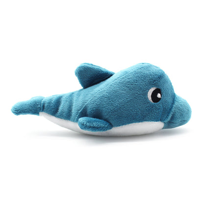 Peluche dauphin Tofou maman et son bébé bleu – Les Ptipotos – vue 8