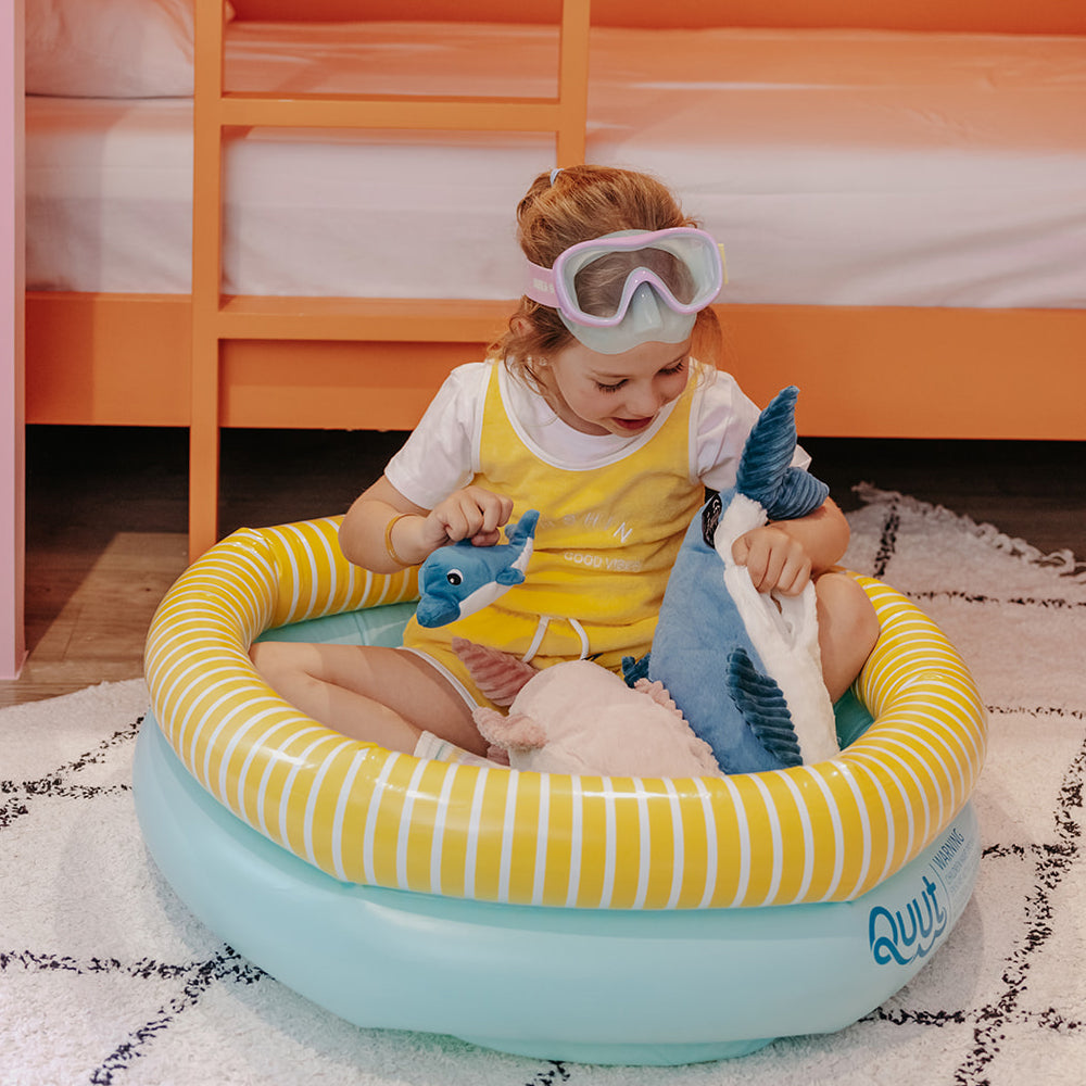 Peluche dauphin Tofou maman et son bébé bleu – Les Ptipotos