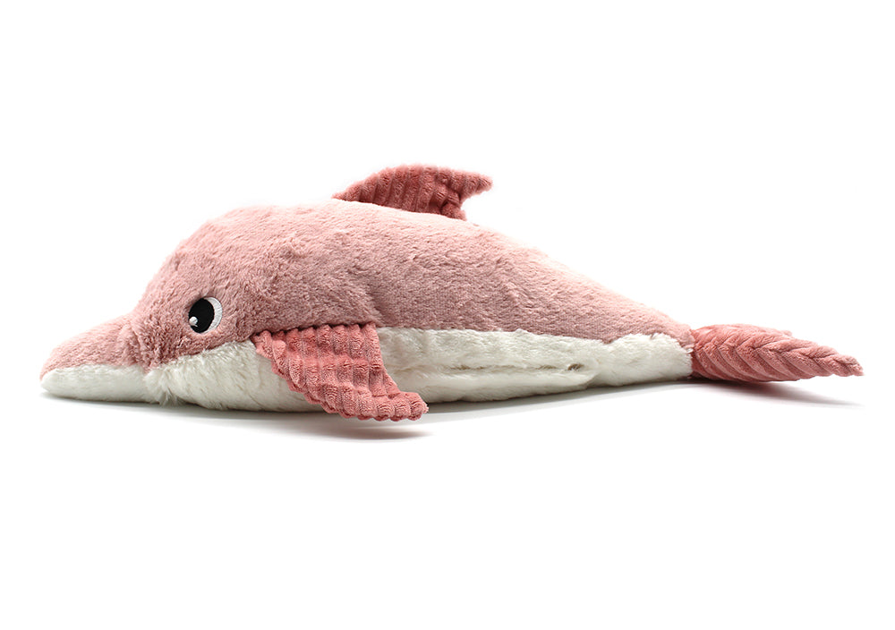 Peluche dauphin Tofou maman et son bébé rose – Les Ptipotos – vue 6