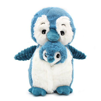 Peluche pingouin Iglou maman et son bébé bleu – Les Ptipotos – vue 3